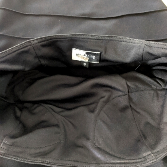 Nine 2 Nine Long Dress Black - Picture 7 of 7